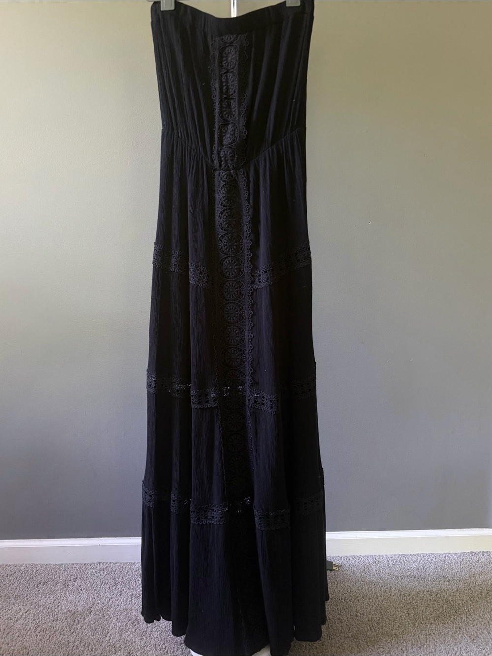 Blu Dahlia Strapless Bohemian Dress